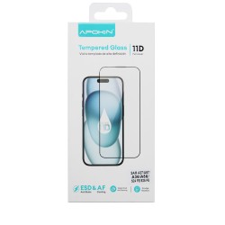 Tempered Glass Flue Glue 11D Apokin for Samsung Galaxy A37/A57/A36/A56/S24 FE/S25 FE Transparent